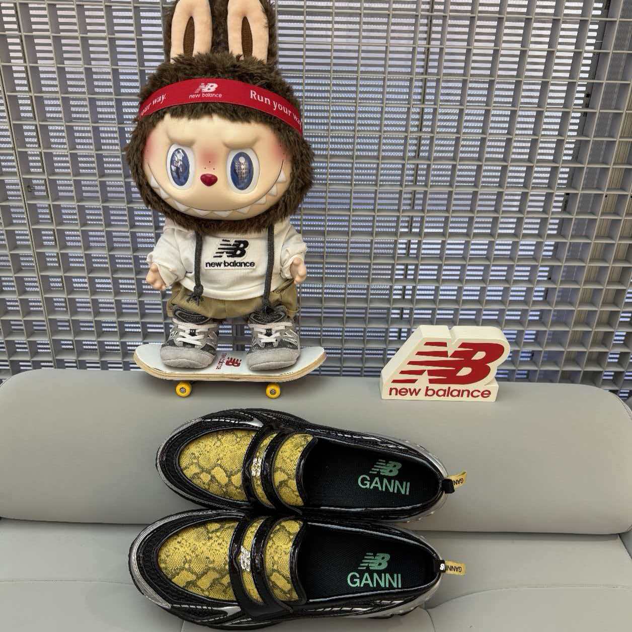 GANNI × New Balance 1906L Loafer “Fall Leaf Snakeskin”