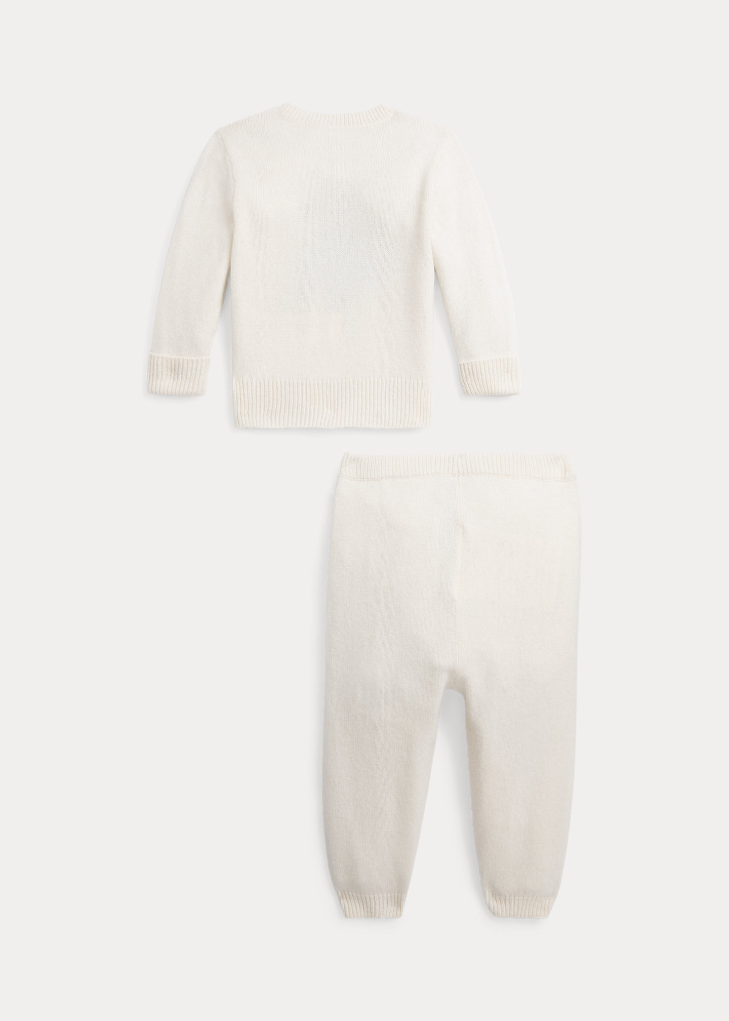 Polo Bear Wool-Blend Sweater & Pant Set