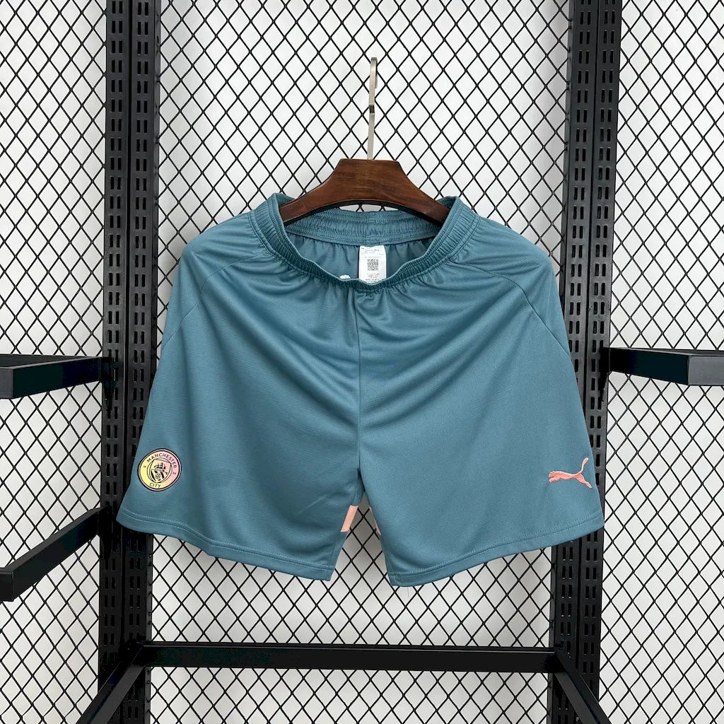 Manchester City Fourth Away Football Shorts 2024/25
