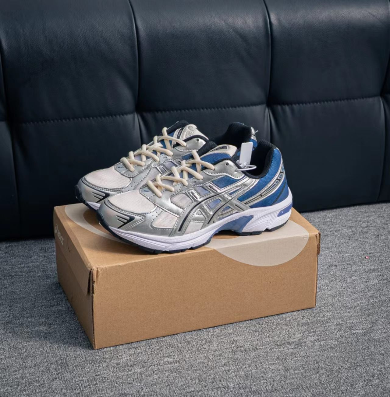 ASICS Gel-1130 White Silver Blue