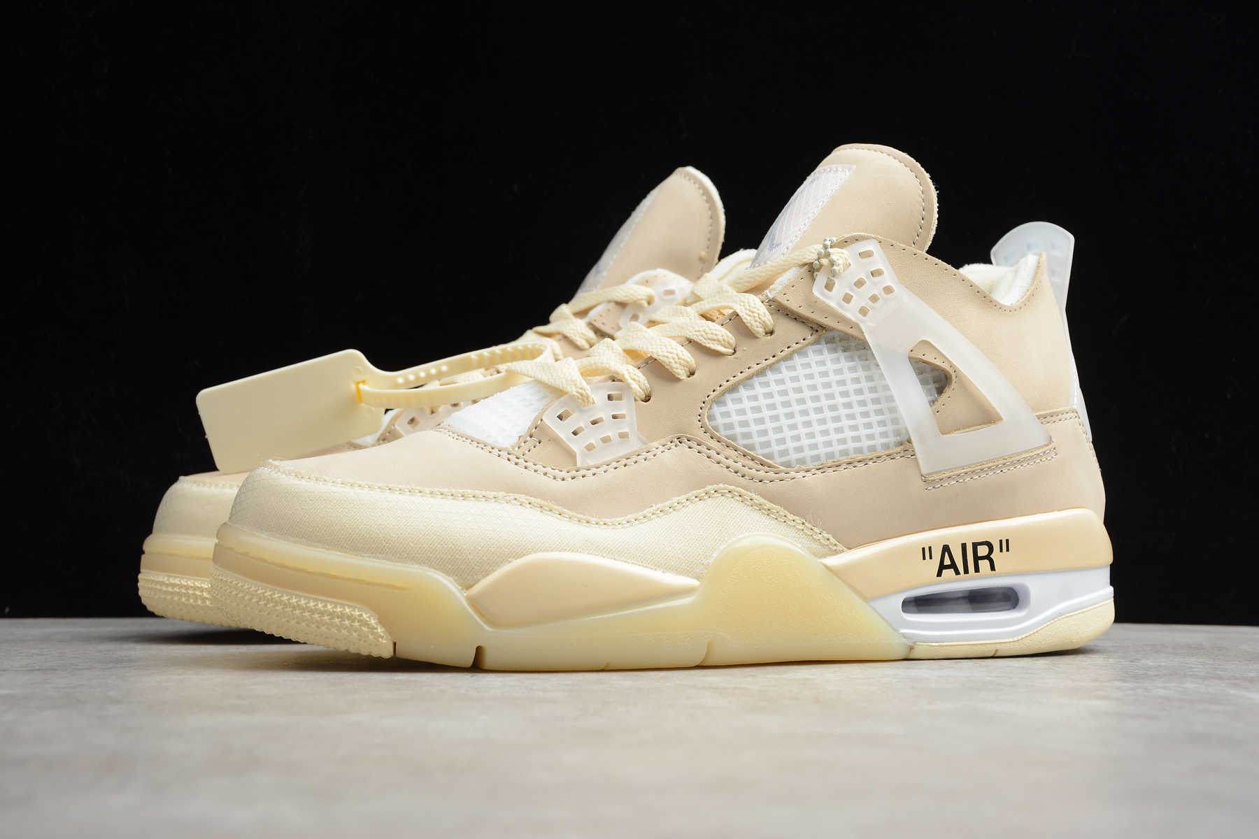 OFF-WHITE x Air Jordan 4 SP Women's “Sail” CV9388-100