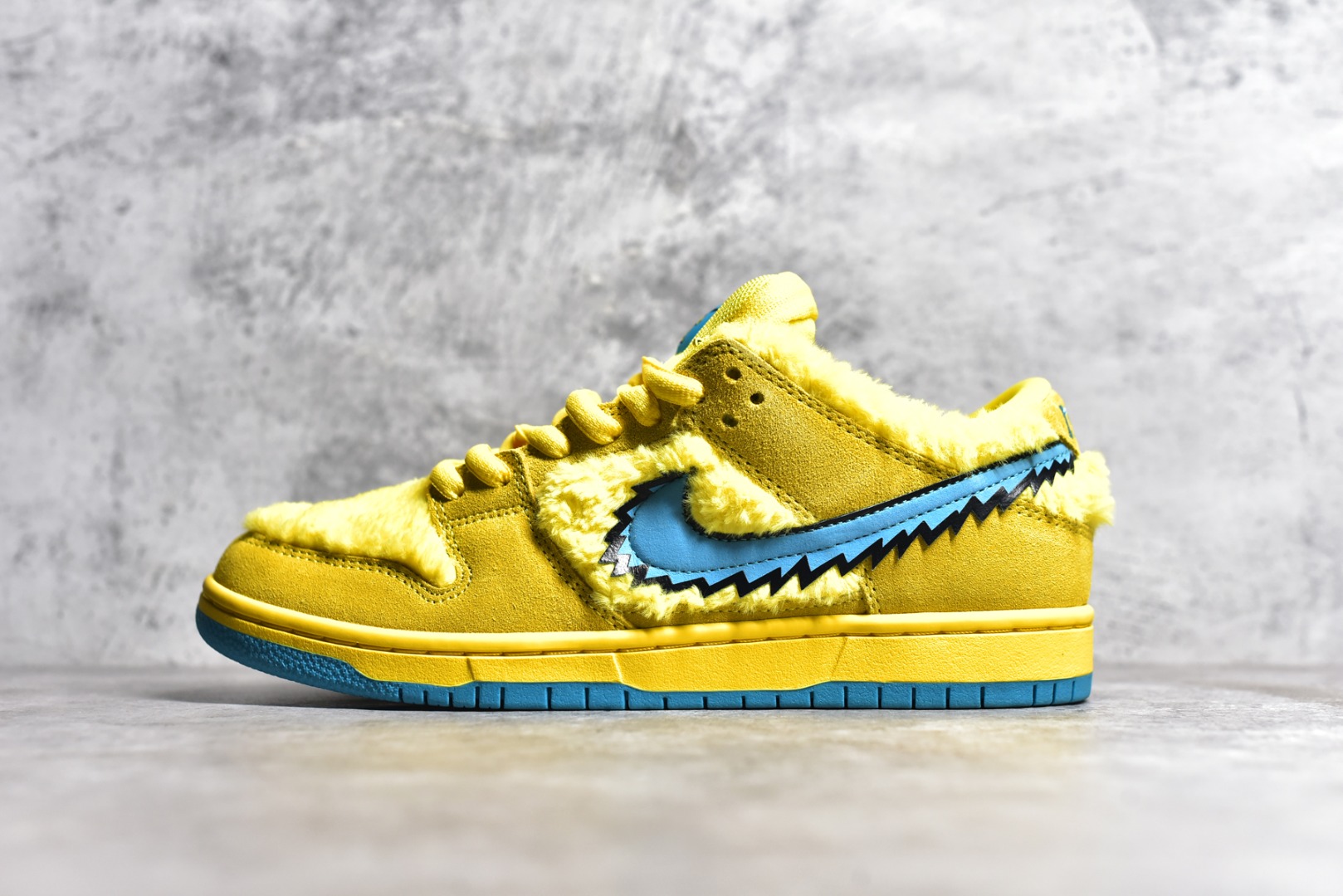 KO NIKE SB DUNK LOW GRATEFUL DEAD BEARS OPTI YELLOW CJ5378-700