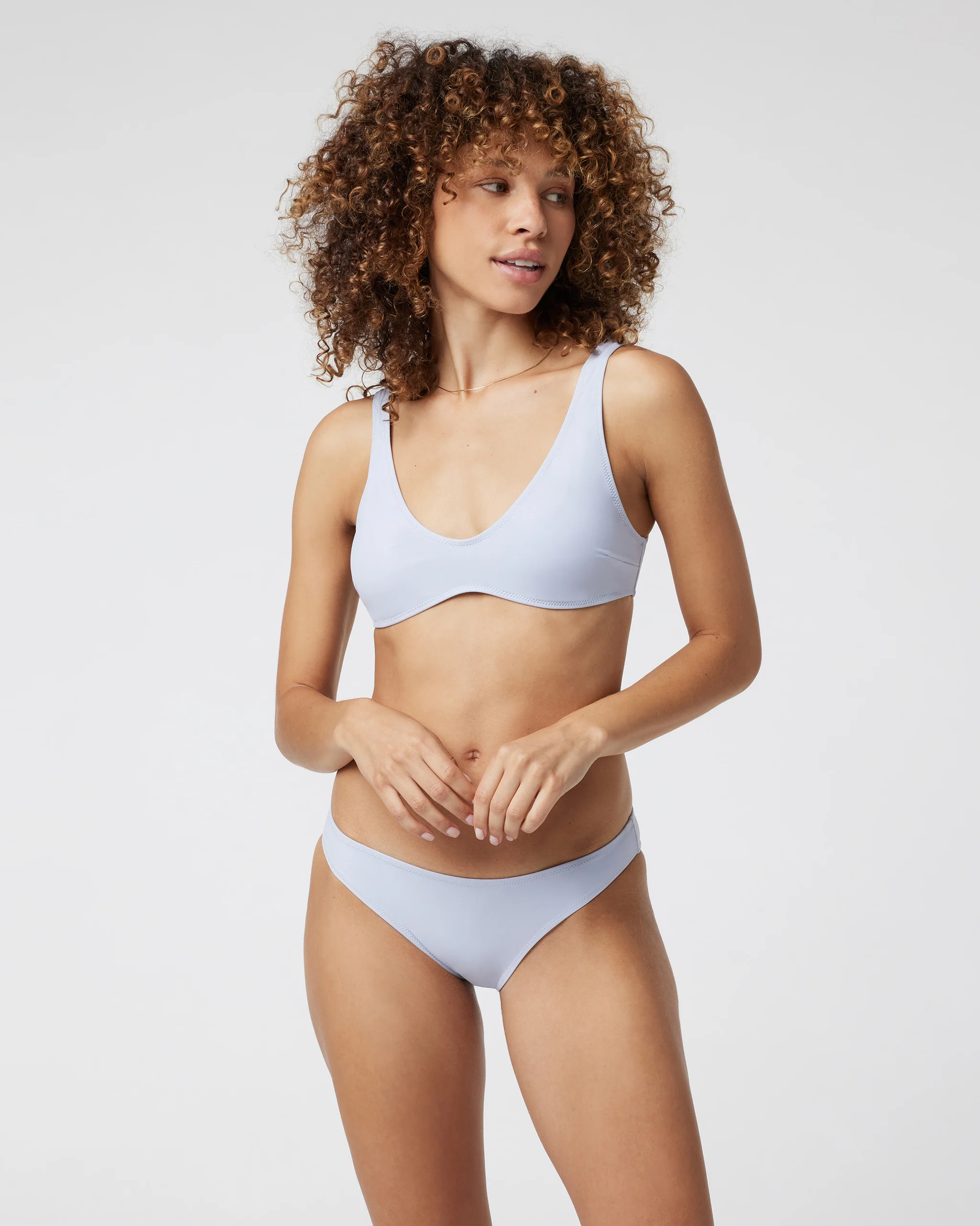 Aqua Triangle Top