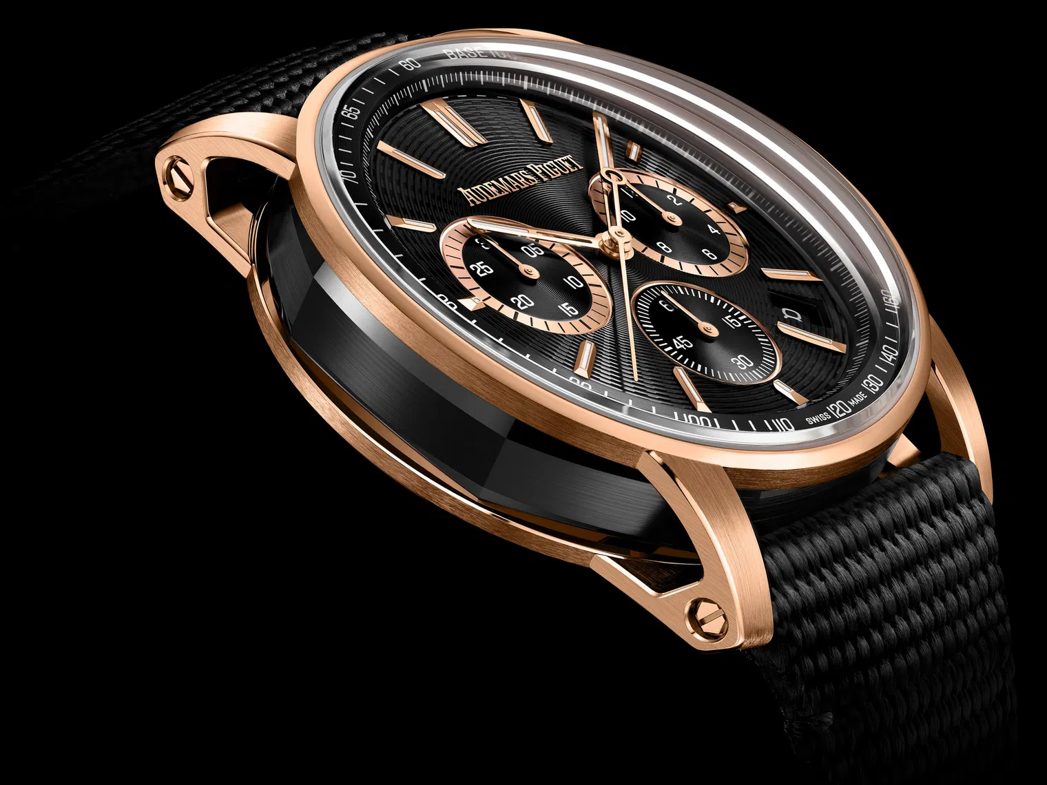 [2026 Mirror Grade]Audemars Piguet Code 11.59 Black Dial Black Rubber Strap Watch 41mm 26393NR.OO.A002KB.02