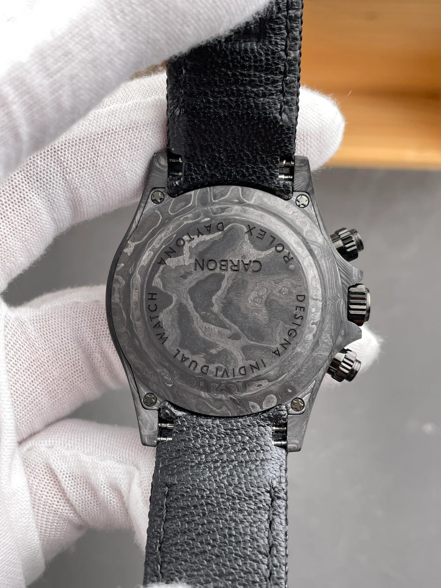 Carbon Daytona Skeleton Dial