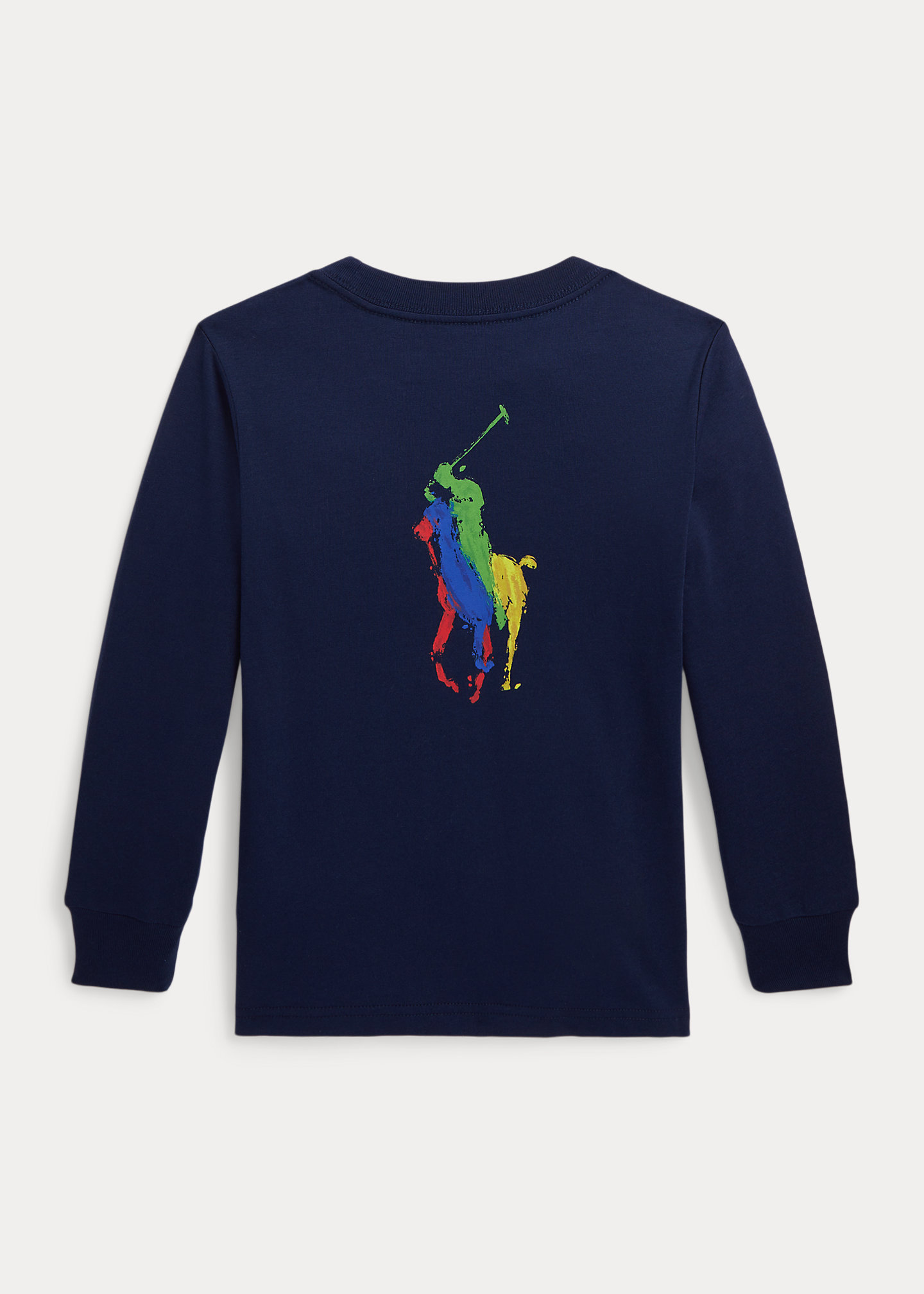 Big Pony Logo Cotton Long-Sleeve Tee