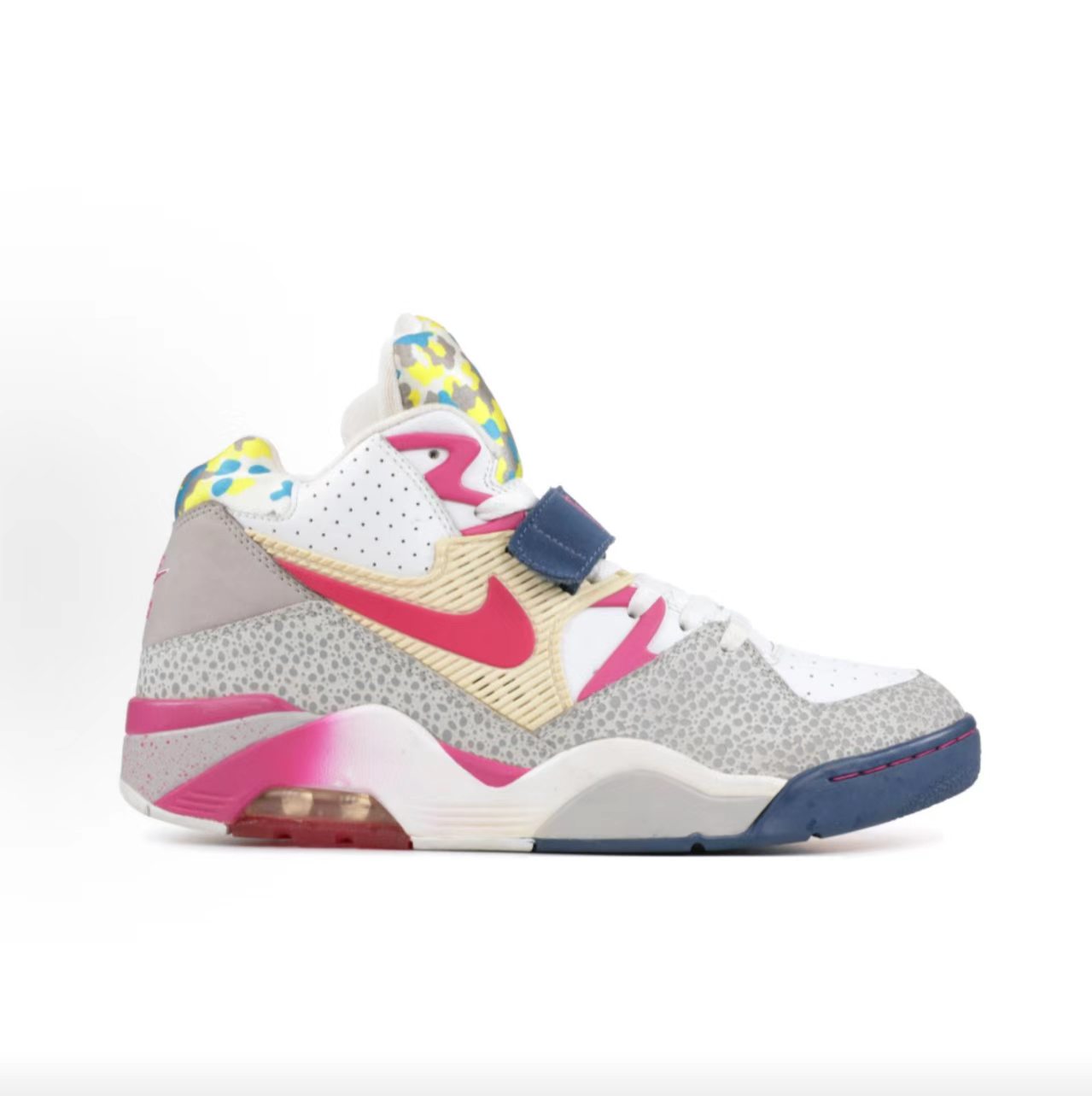 Nike Air Force 180 White Pink Multicolor Safari Print