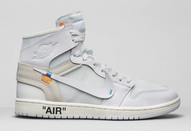 Air Jordan 1 Retro High OG x OFF-WHITE Euro AQ0818-100