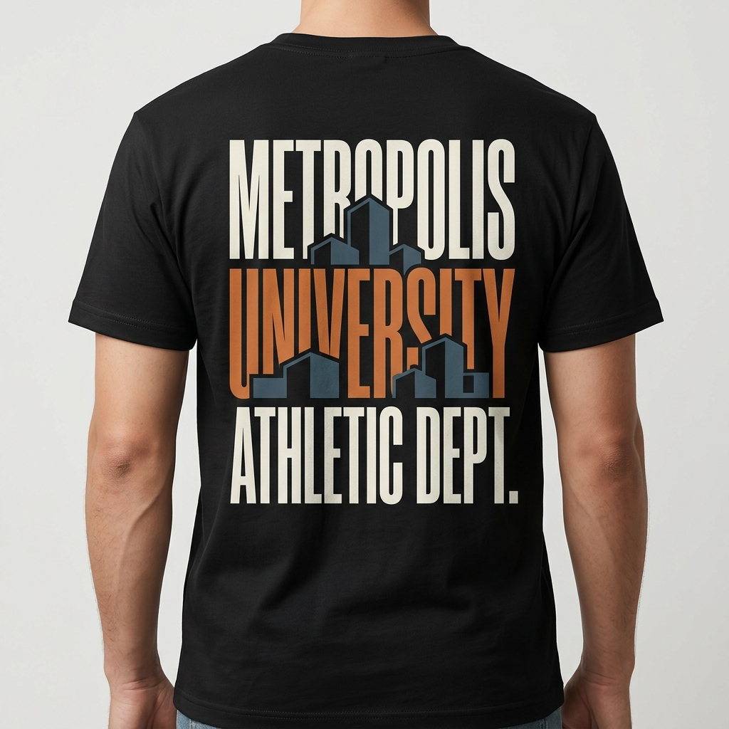 City Varsity Tee, Vintage Athletic Graphic T-Shirt, Unisex Streetwear Shirt CityTee2
