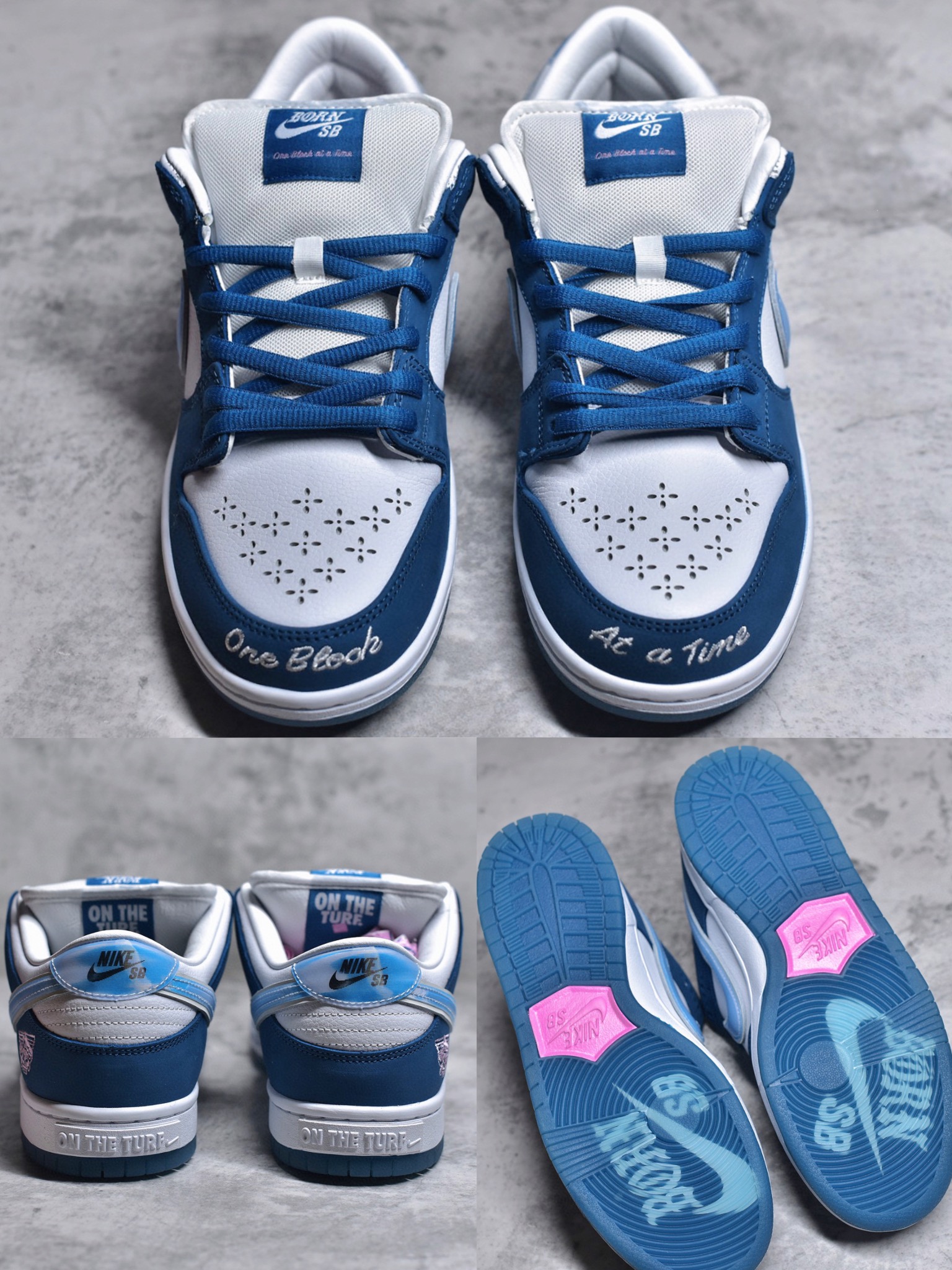KO NIKE SB DUNK LOW BORN X RAISED ONE BLOCK AT A TIME FN7819-400