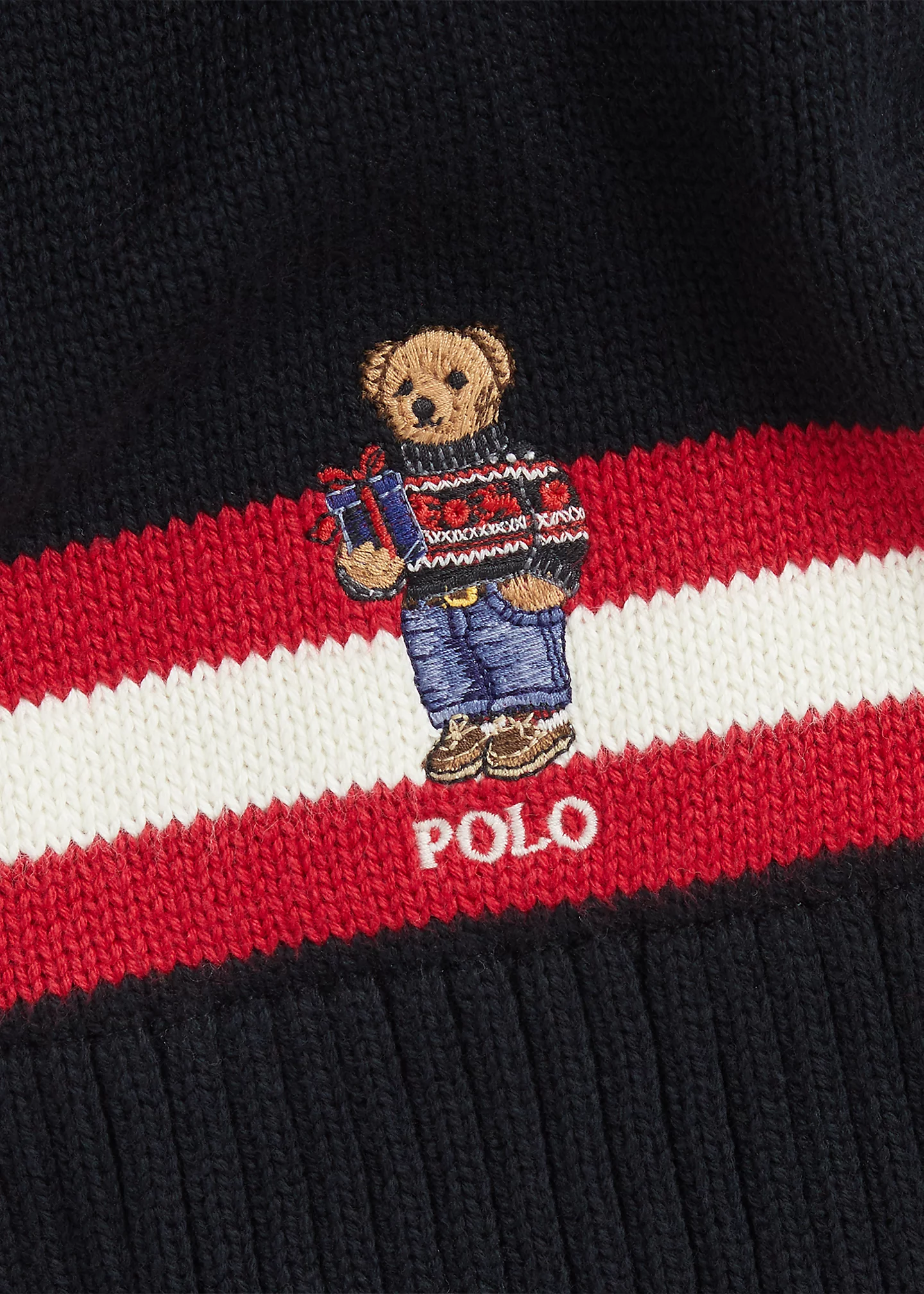Polo Bear Cotton Scarf