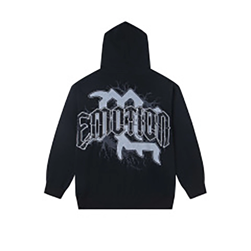 Mixed Emotion Marble Vision Black Hoodie
