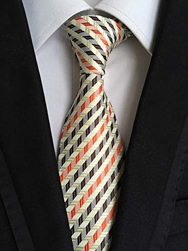 JERMYN Lot 6 PCS Classic Men's Silk Tie Necktie Woven JACQUARD Neck Ties