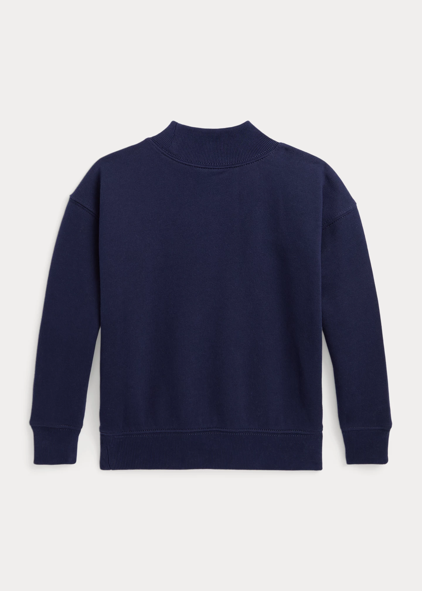 Logo Fleece Mockneck Sweatshirt