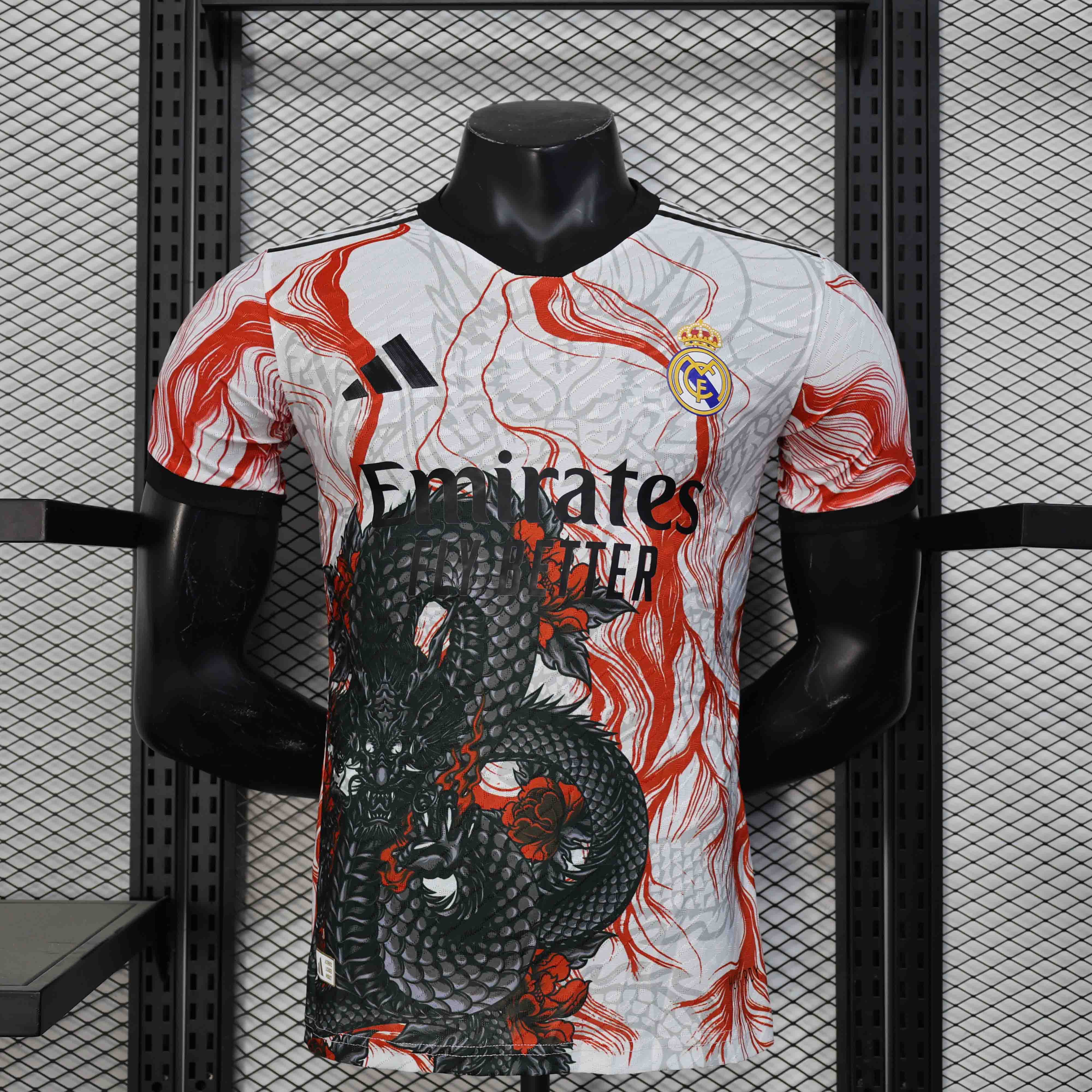 Real Madrid Authentic Soccer Jersey Dragon Special Edition Shirt 2025/26