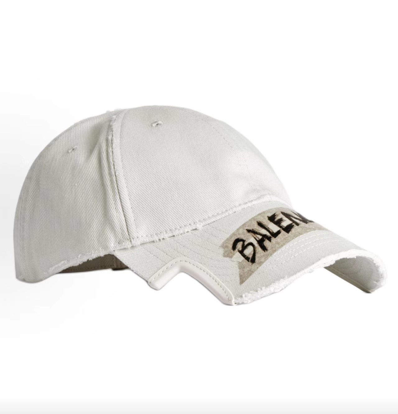 Balenciaga Racing Logo Navy Red Colorblock Baseball Cap