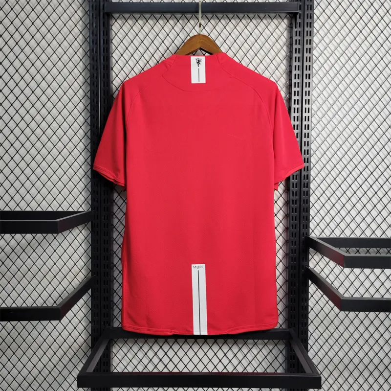 Manchester United Retro Home UCL Final Football Jersey Shirt 2007/08