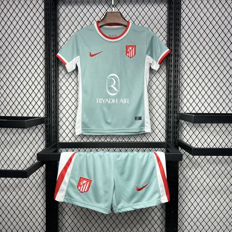 2024-25 Kids Atletico Madrid Away Jersey Kits