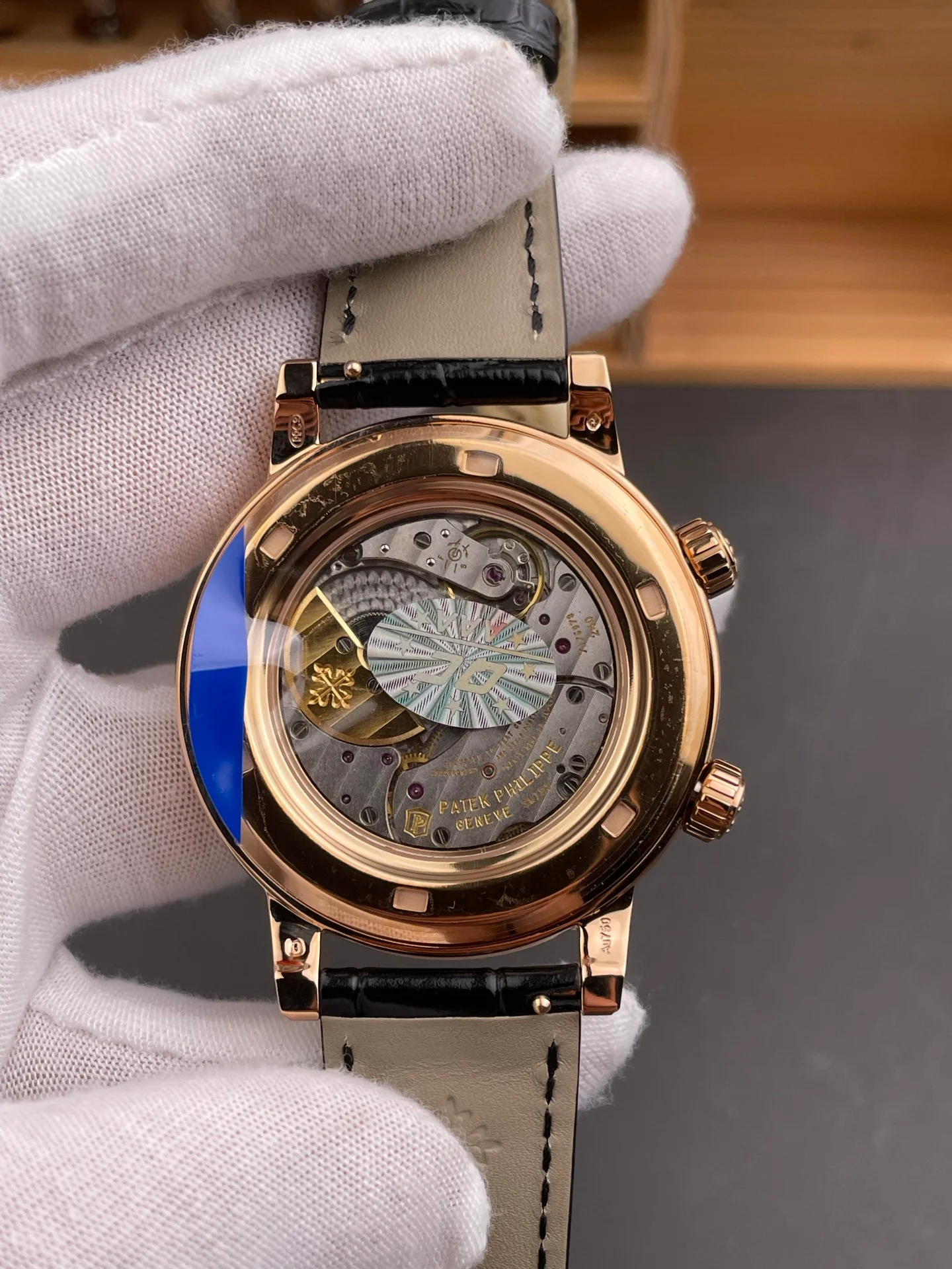 Patek Celestial 6102R Rose Gold Black Dial