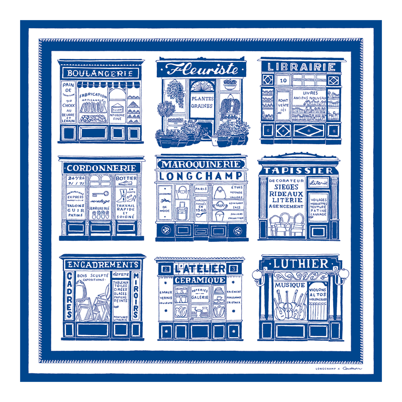 Les Artisans de Paris Silk scarf 70