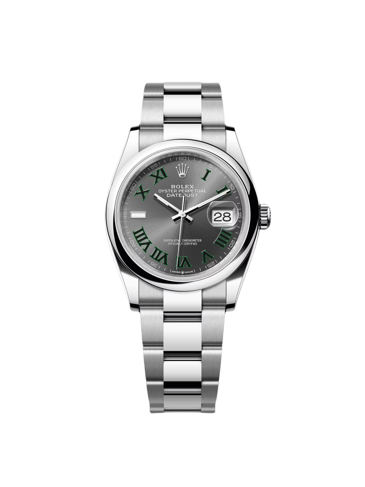 [2026 Mirror Grade]RLX  Datejust 36mm 126200 Oyster Perpetual Wimbledon Dial Jubilee Stainless Steel