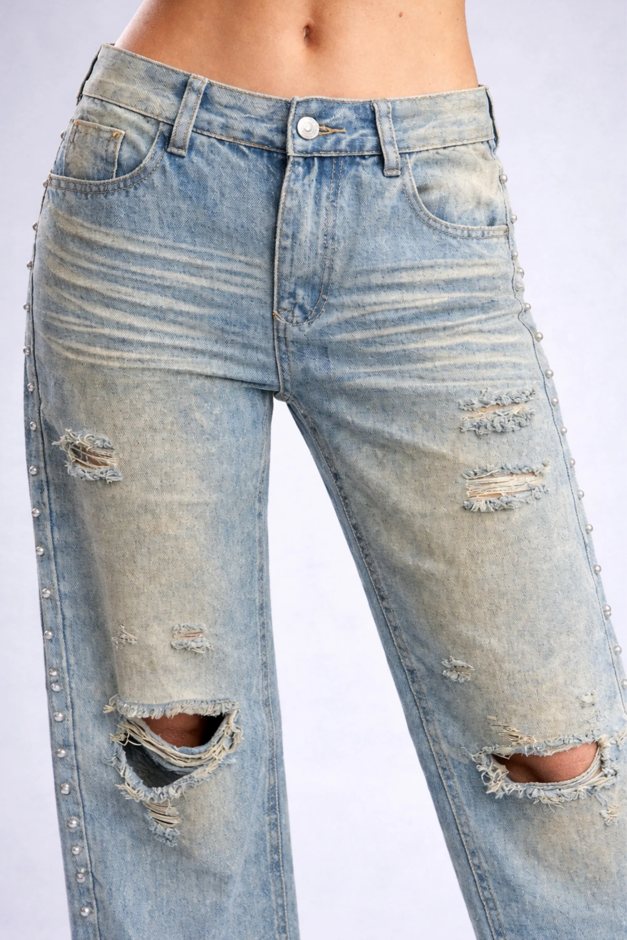 Glacier Ripped Denim