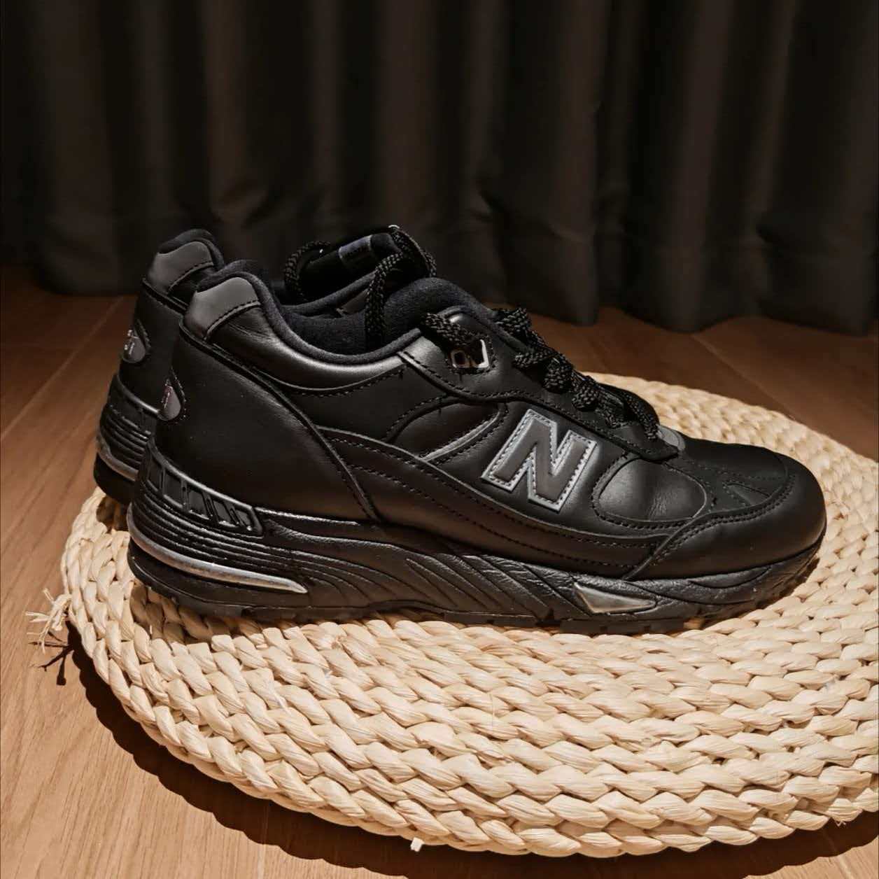 New Balance 991 Made in England 'Triple Black Leather'