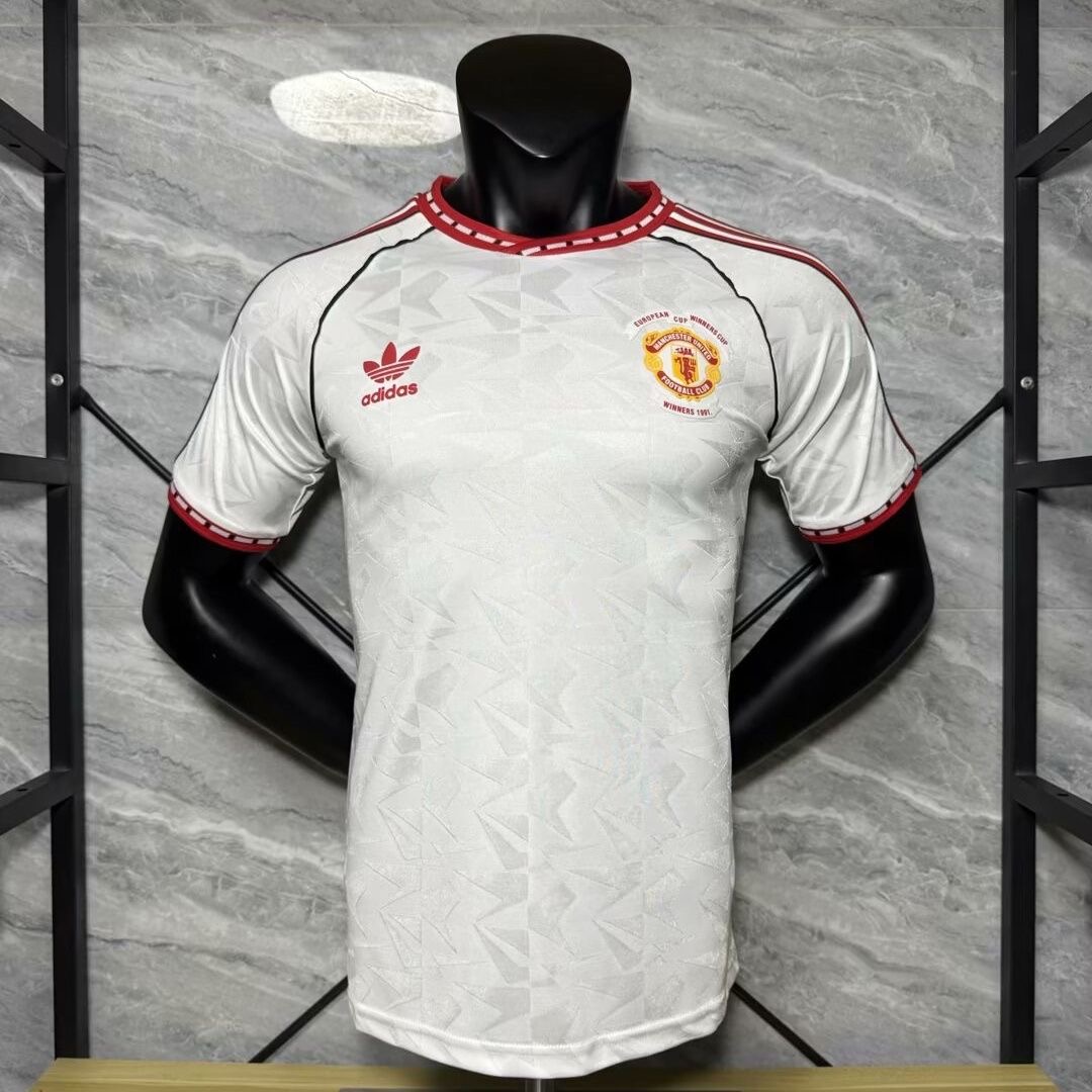 Manchester United Authentic White Special Edition Football Jersey Shirt 2025/26