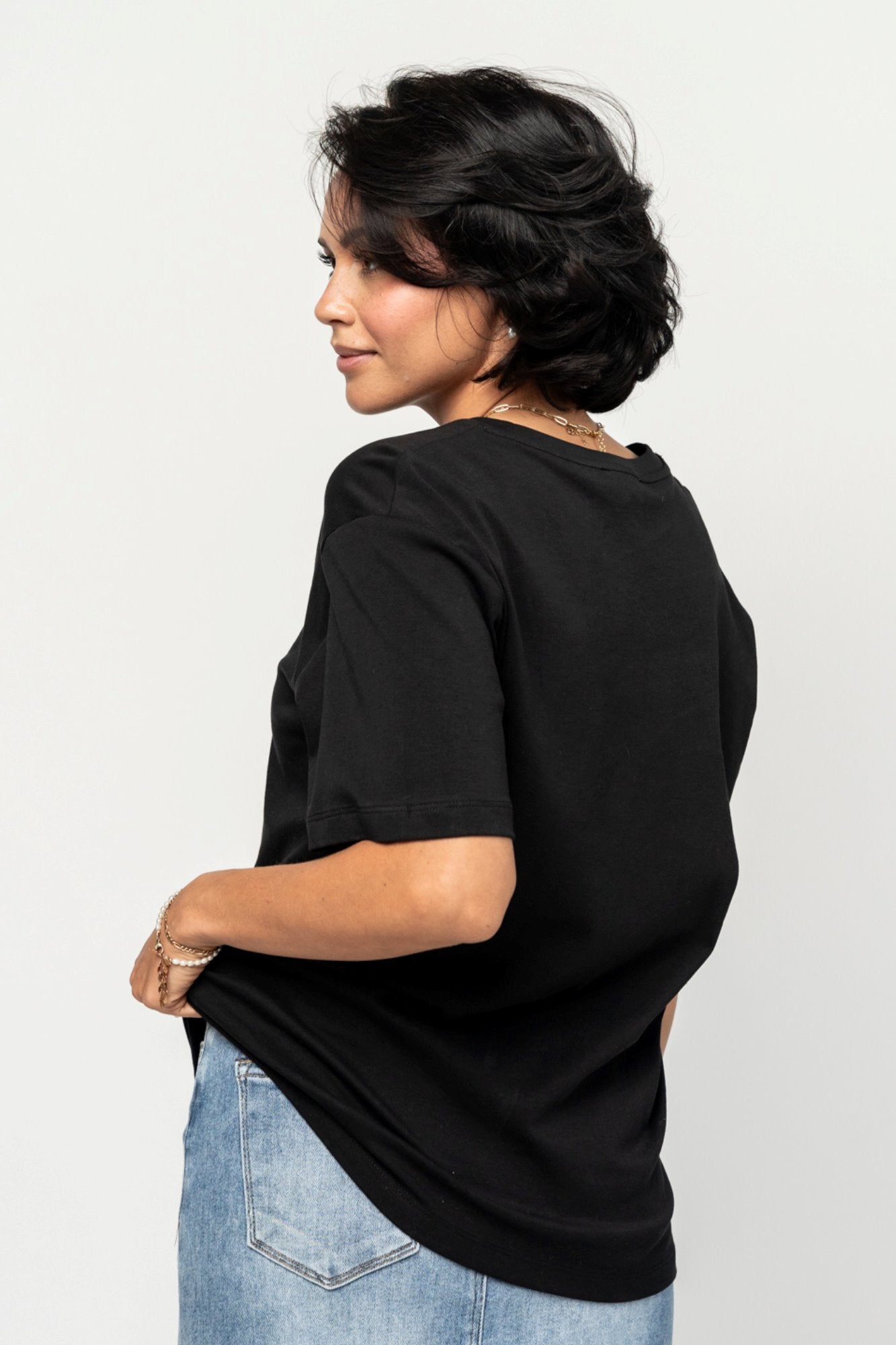 ‌Boxy Comfort Classic Cotton Tee