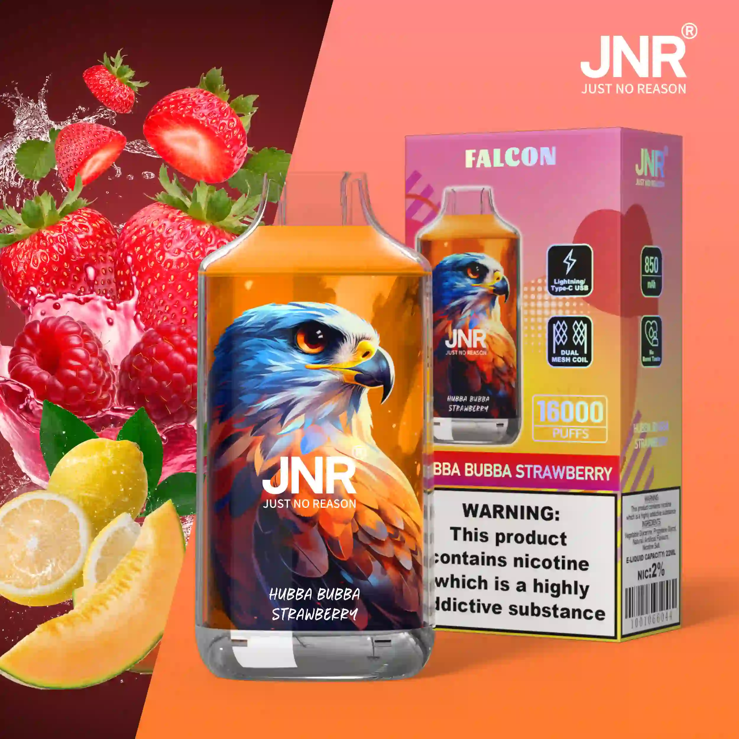 JNR Falcon Disposable Vape 16000 Puffs
