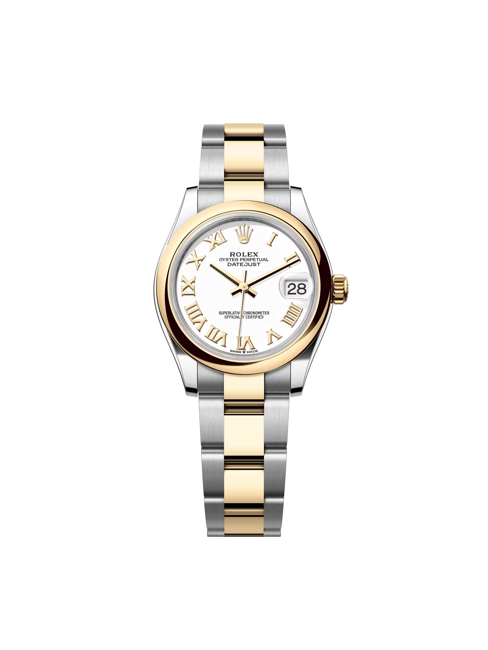 [2026 Mirror Grade]RLX Datejust m278243-0001/0002 31mm White Dial Yellow Rolesor Oyster Watch