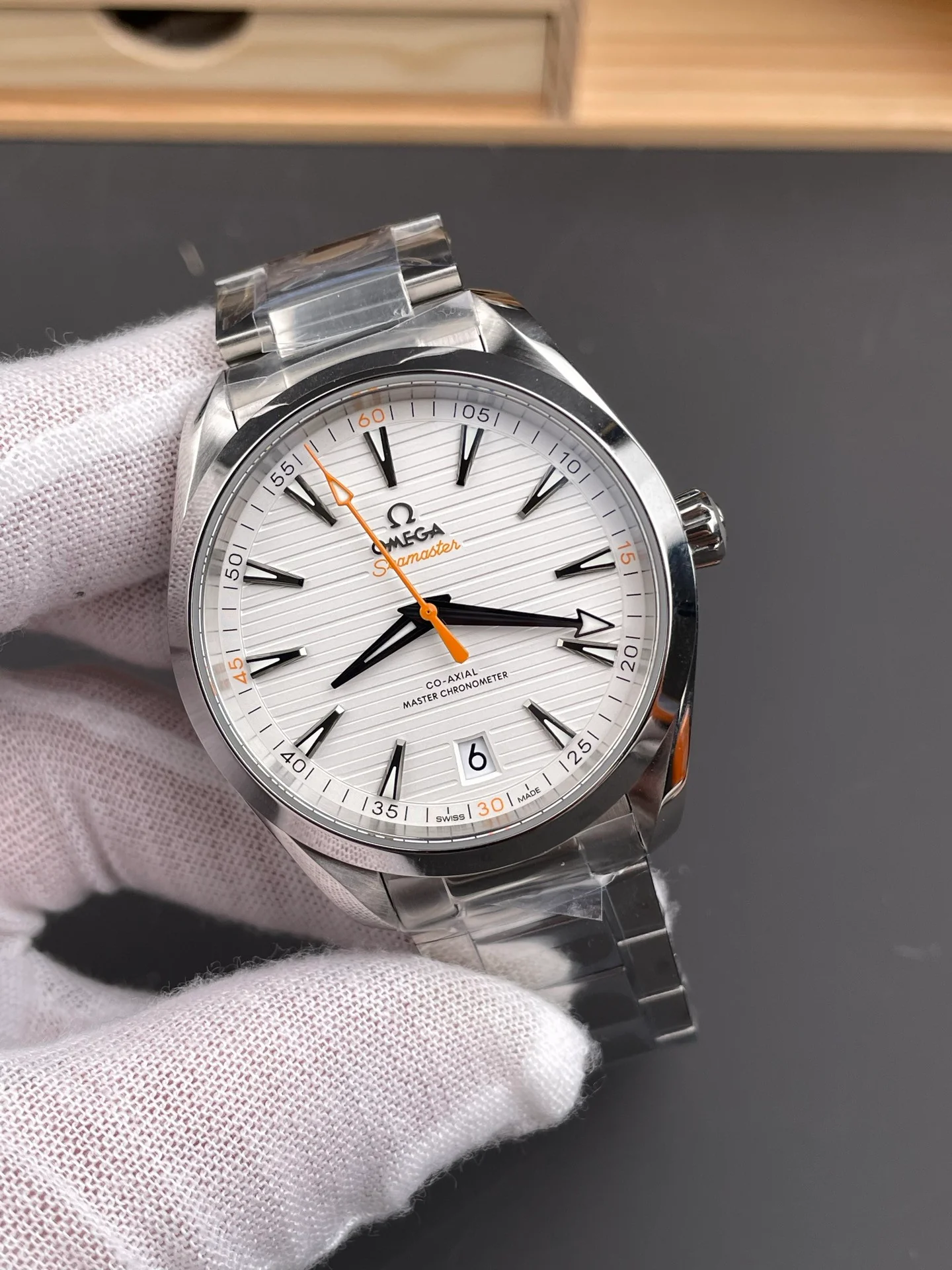 Seamaster 150, Teak Dial with Orange Hands