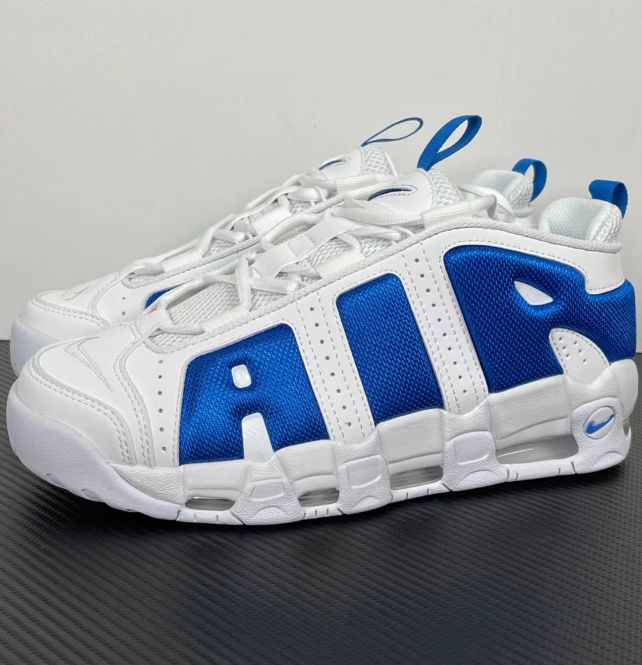 Nike Air More Uptempo Low White Hyper Royal