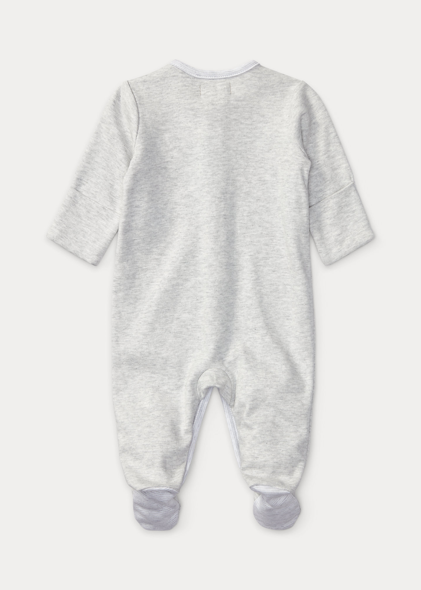 Tonal Polo Pony Cotton Footed Coverall