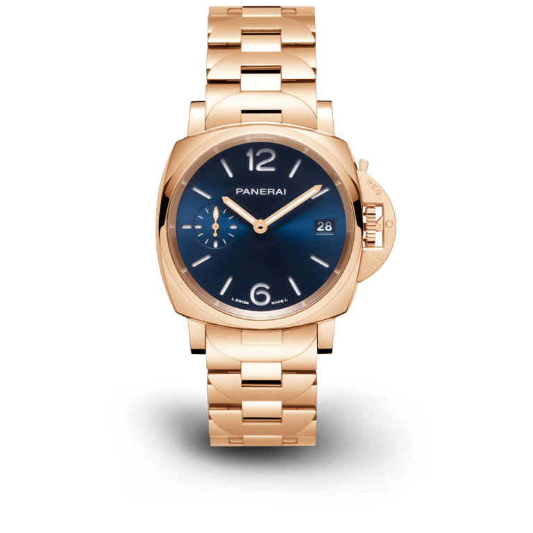 [2026 Mirror Grade]Luminor Due Golden Blue TuttoOro 38mm