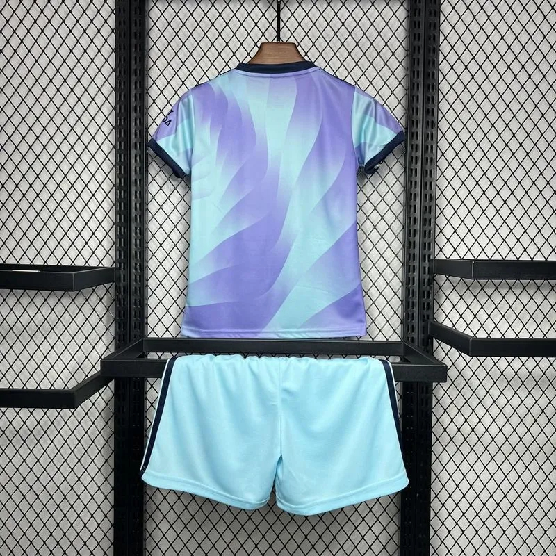 Arsenal Soccer Jersey Third Away Kids Kit Jersey+Shorts 2024/25