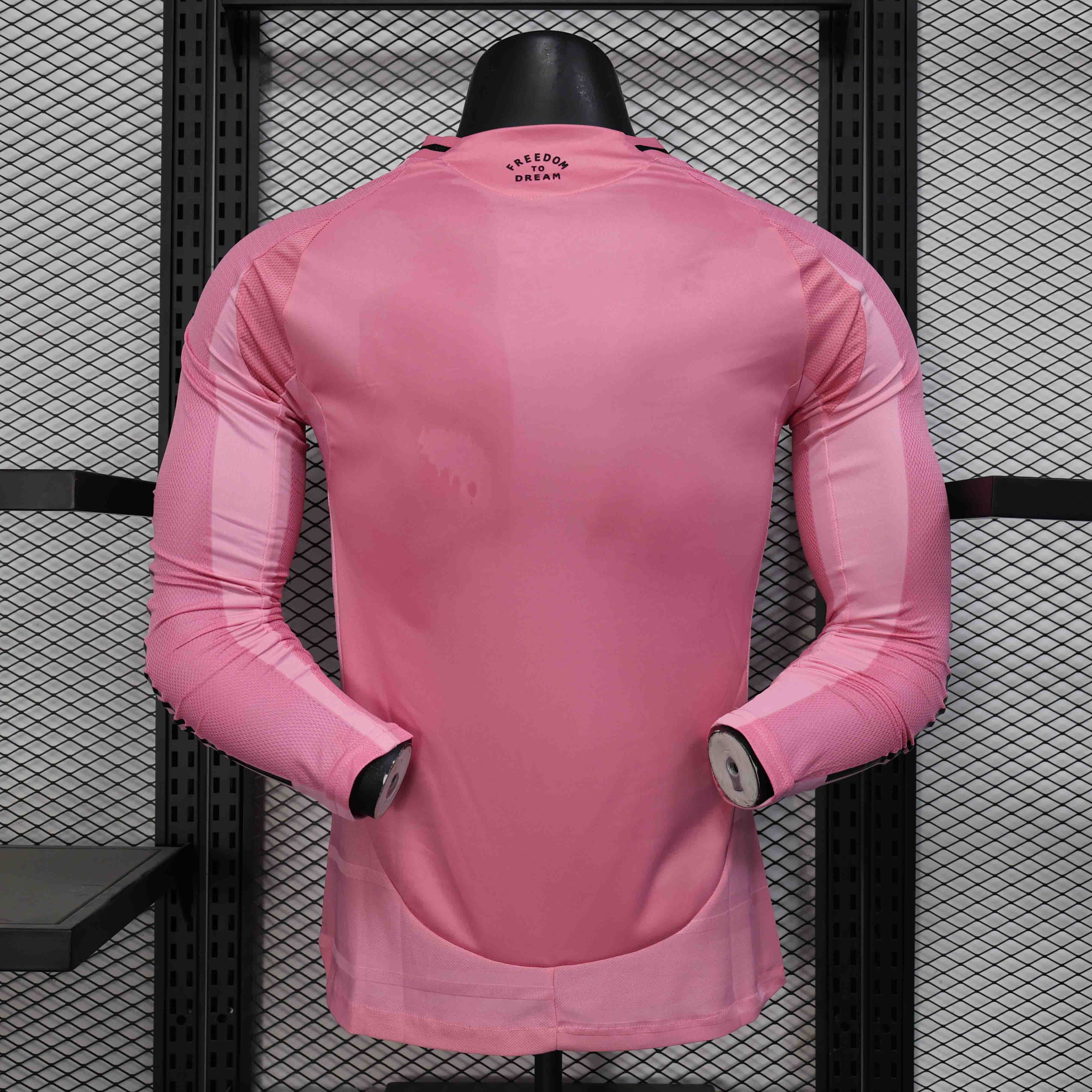 Inter Miami Authentic Soccer Jersey Home Long Sleeve Shirt 2025