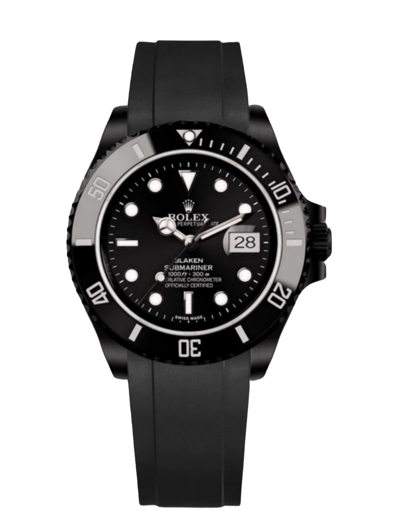 [2026 Mirror Grade]Rolex Blaken Submariner 116610 Black Dial DLC 40mm Men's Watch