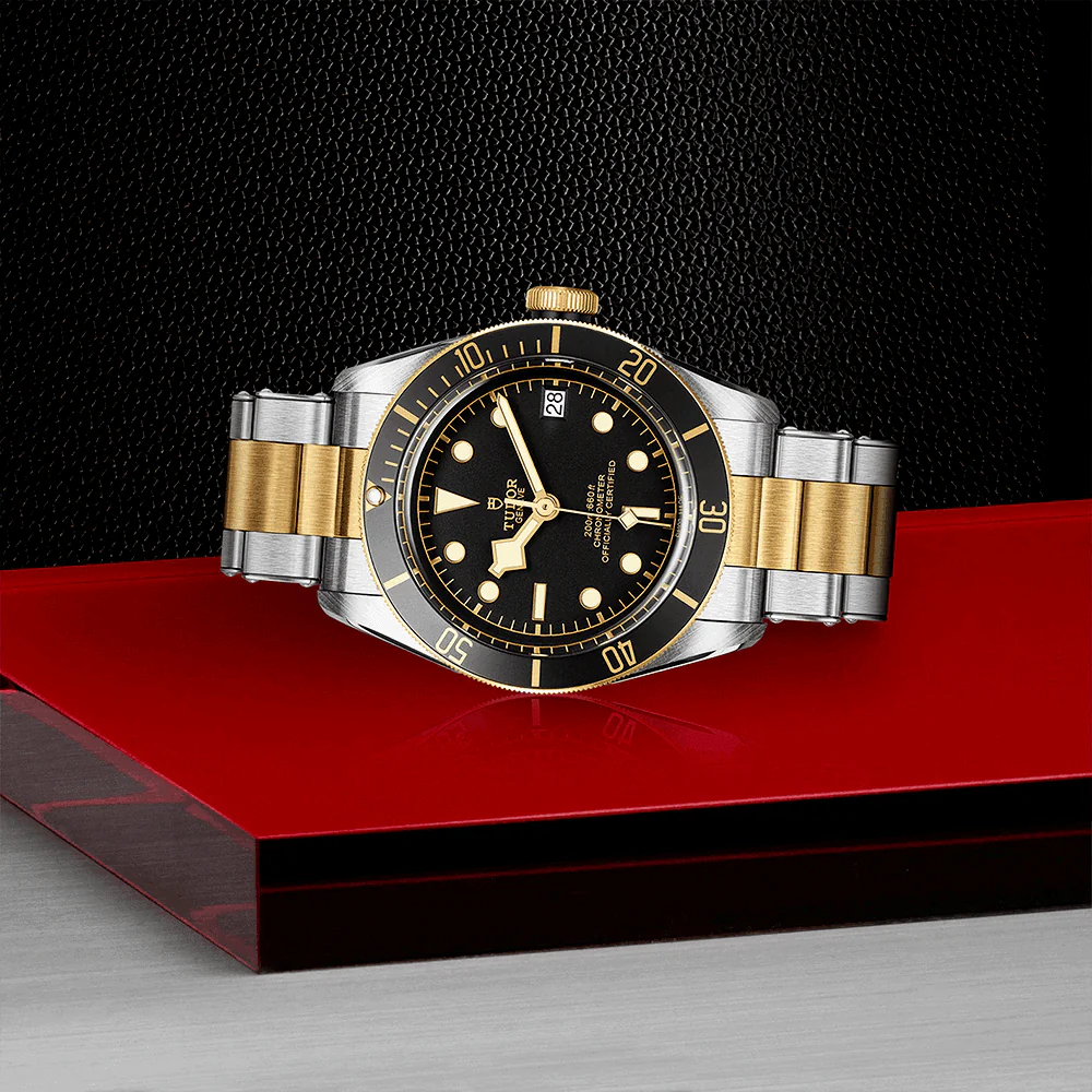 [2026 Mirror Grade]TUDOR Black Bay S&G 41mm Black/Gold Dial Automatic Men's Bracelet Watch M79733N-0008