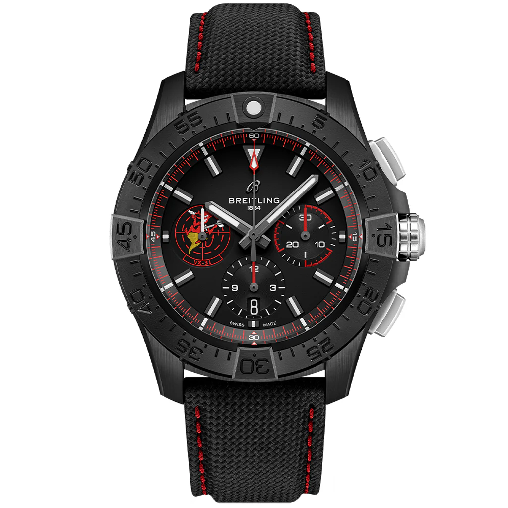 [2026 Mirror Grade]Avenger B01 Chronograph 44 Night Mission USN Dust Devils SB01473A1B1X1