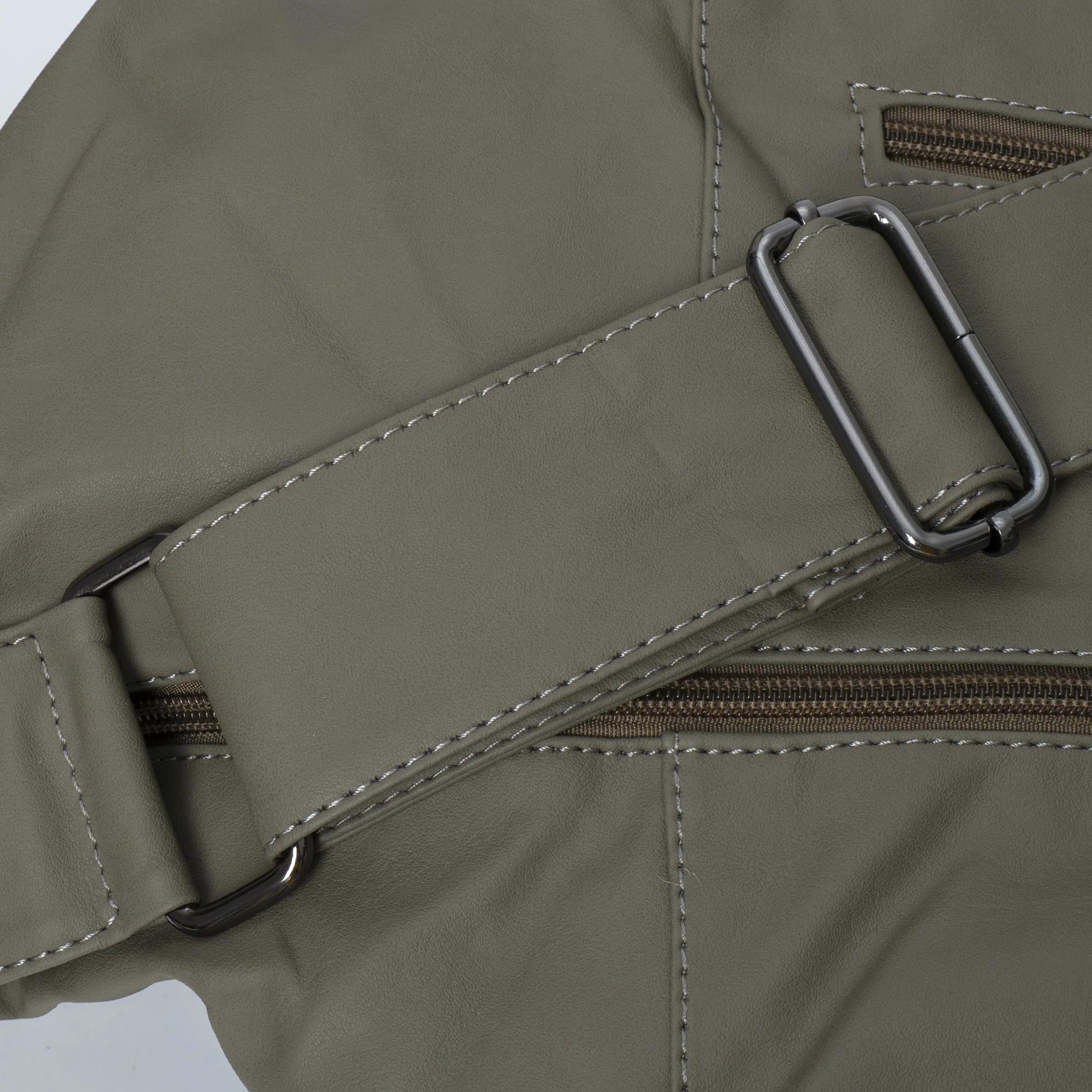 Vegan Leather Hobo Crossbody