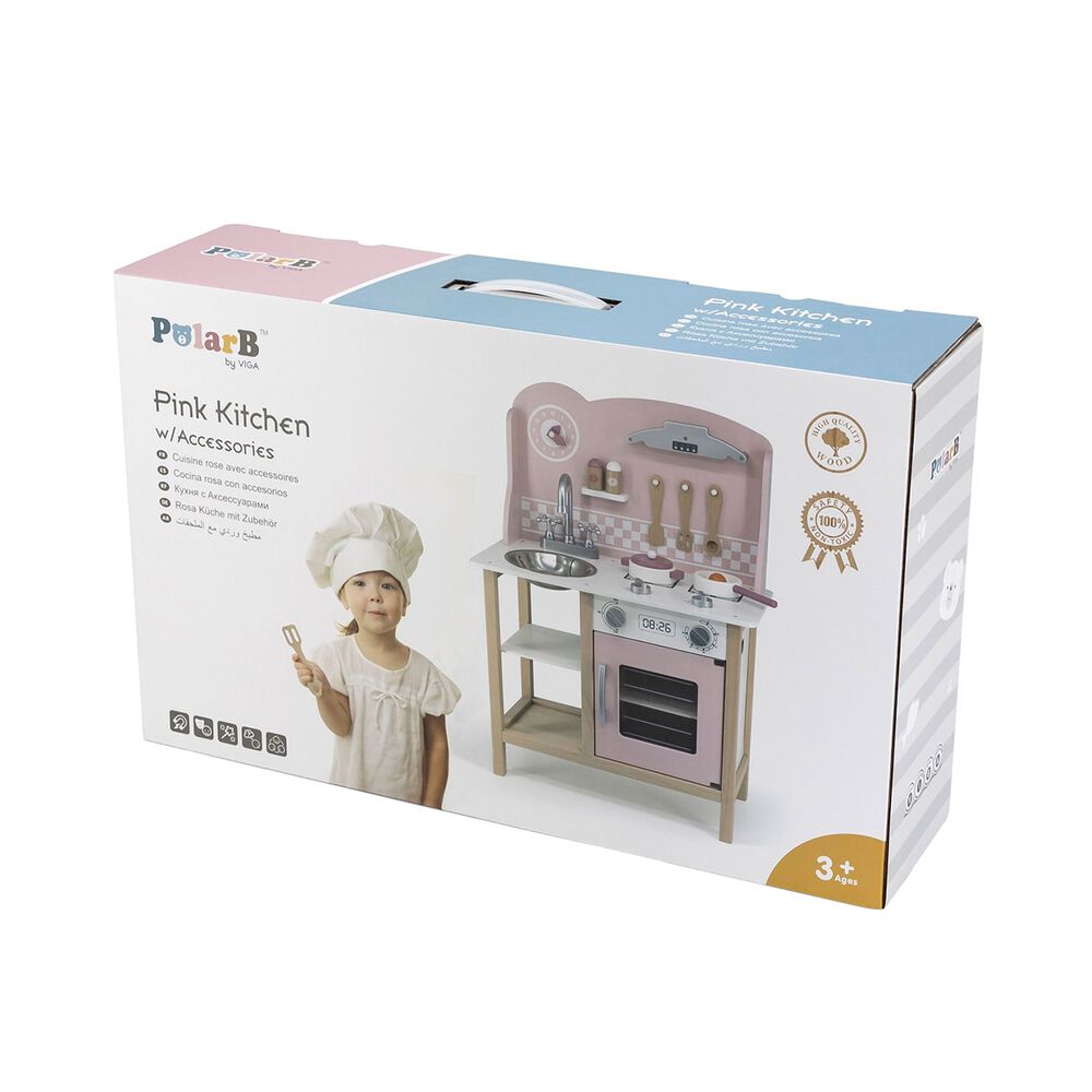 VIGA TOYSKuchnia Viga Toys PolarB, z akcesoriami, drewniana