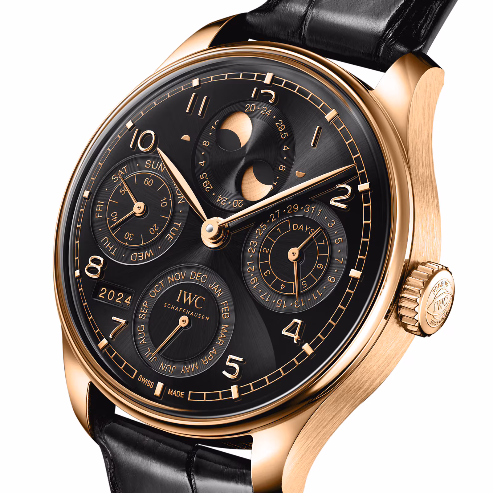 [2026 Mirror Grade]IWC Portugieser Perpetual Calendar 44 Obsidian IW503702