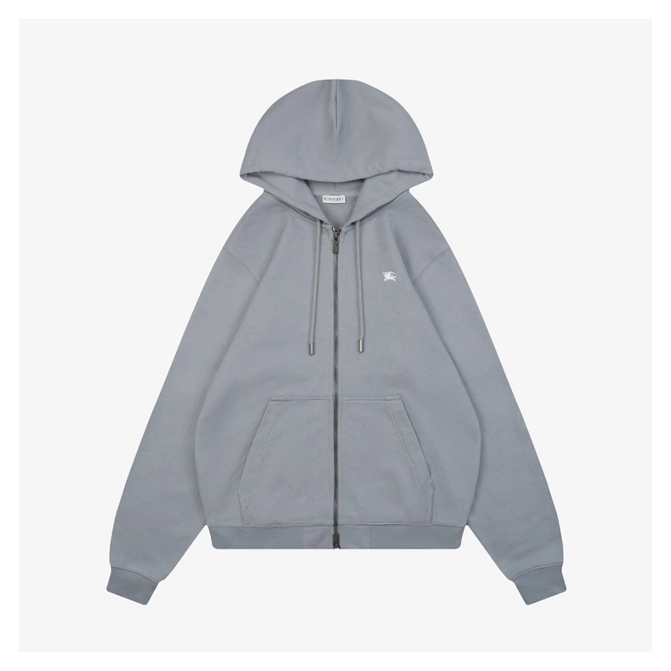 BBry Rope Knight Embroidered Zip Hoodie