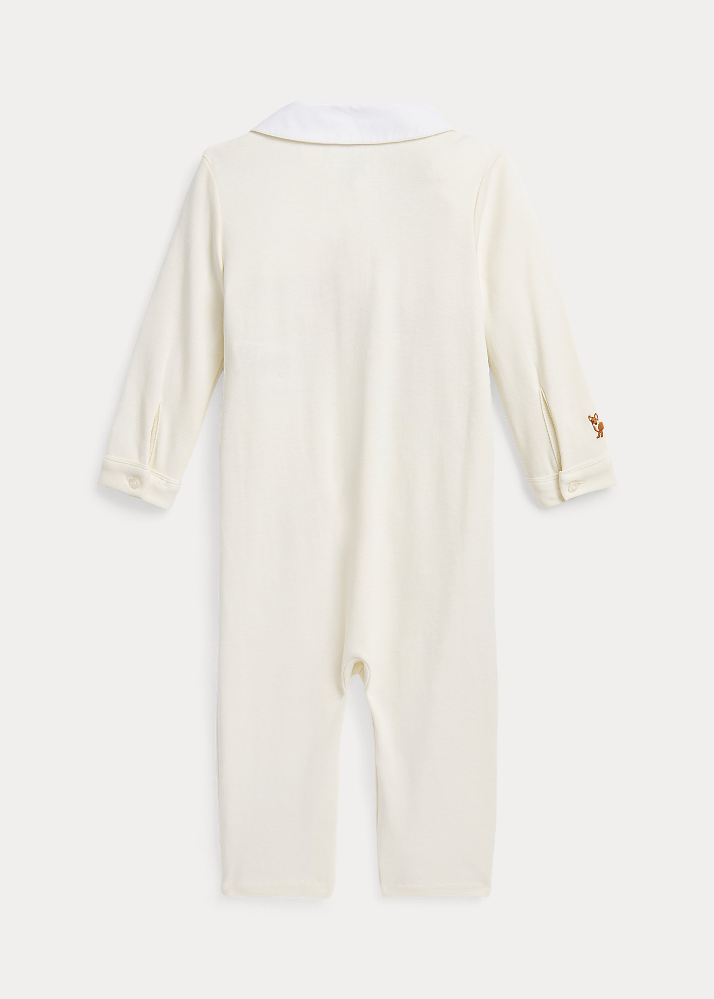 Embroidered Organic Cotton Coverall