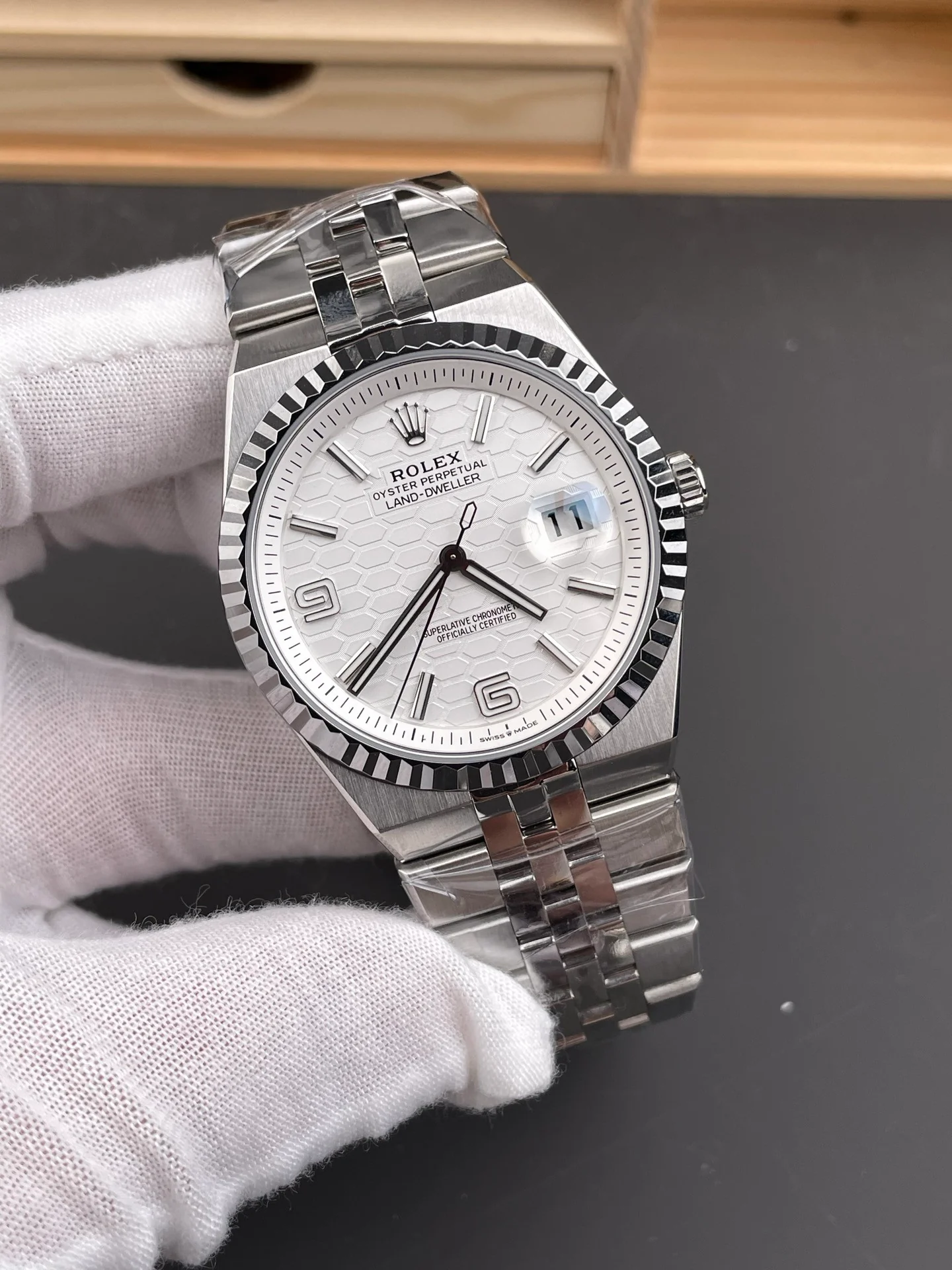 Land-Dweller White Dial