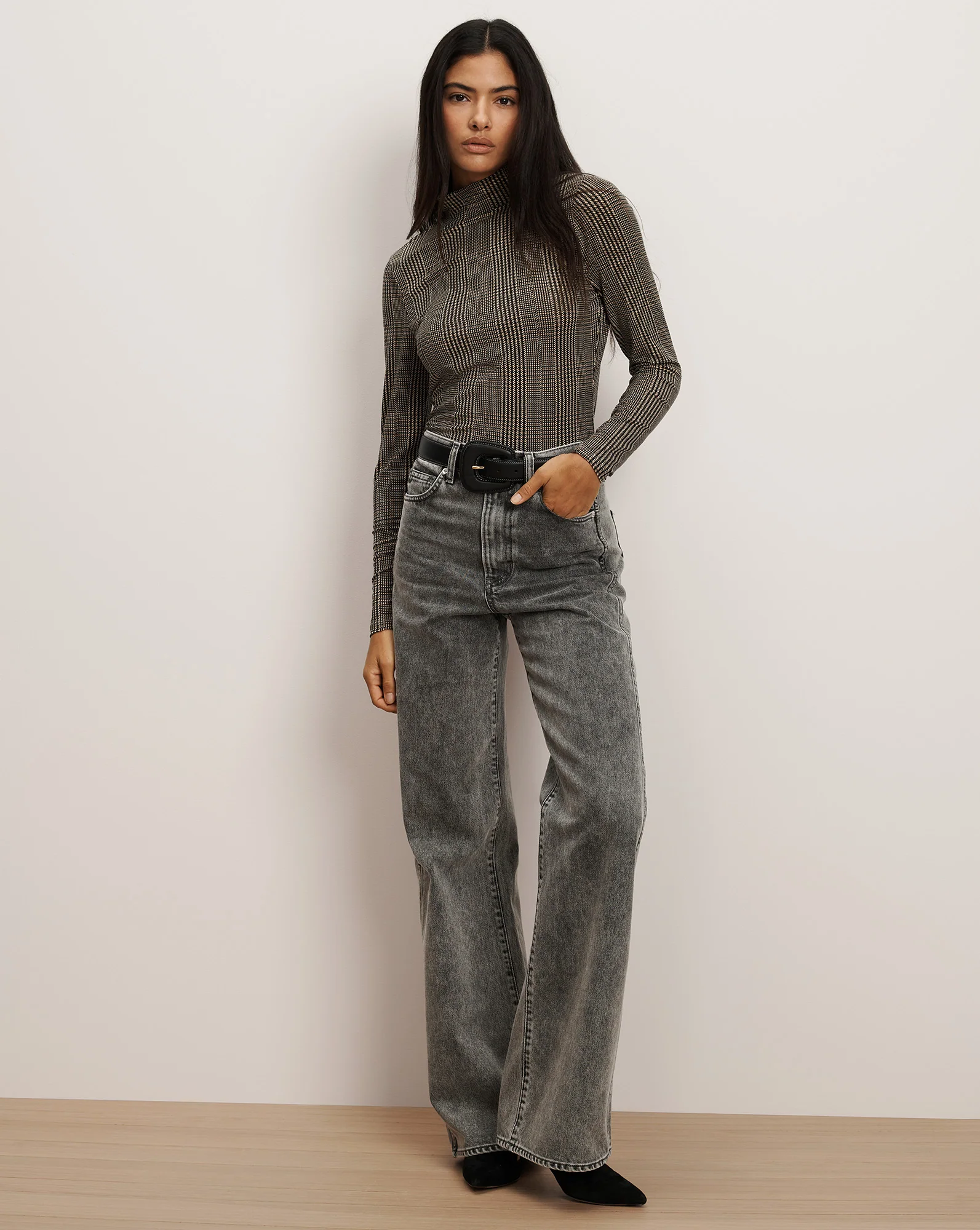 Nate Mock-Neck Top