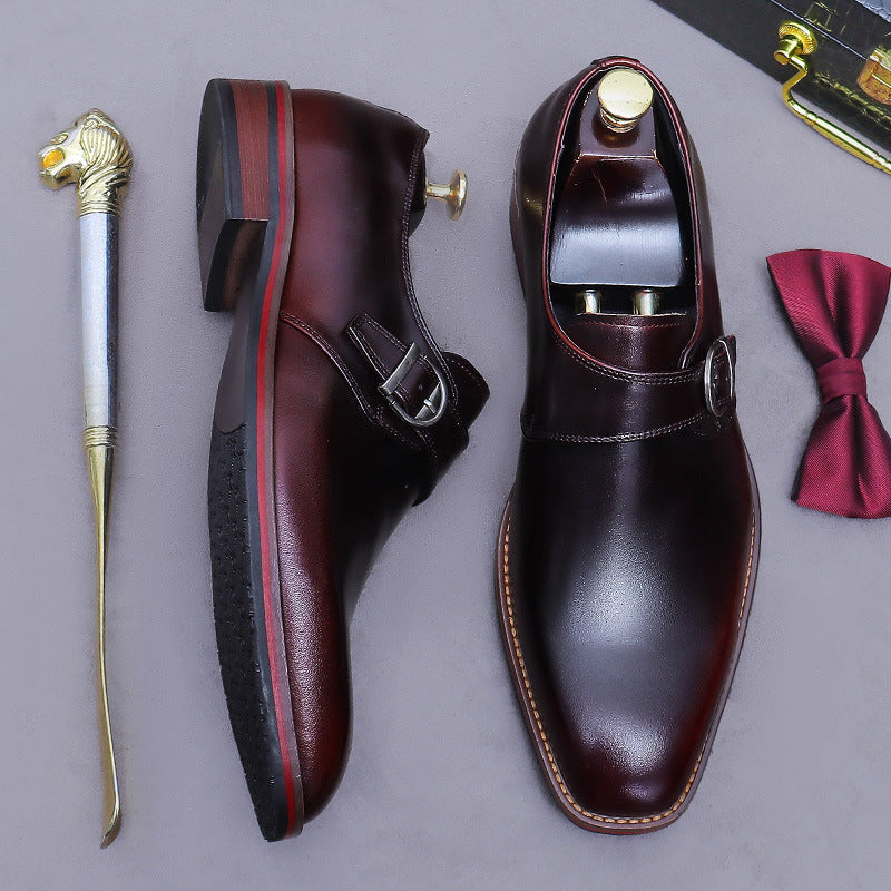 Premium British Style Buckle Dress Shoes 65173