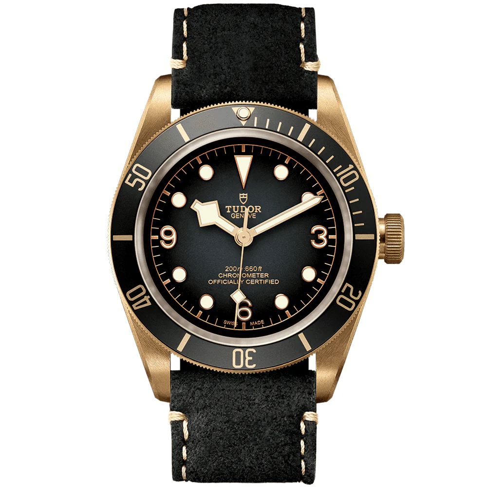 [2026 Mirror Grade]TUDOR Black Bay Bronze 43mm Slate Grey Dial Men's Automatic Leather Strap Watch M79250BA-0001