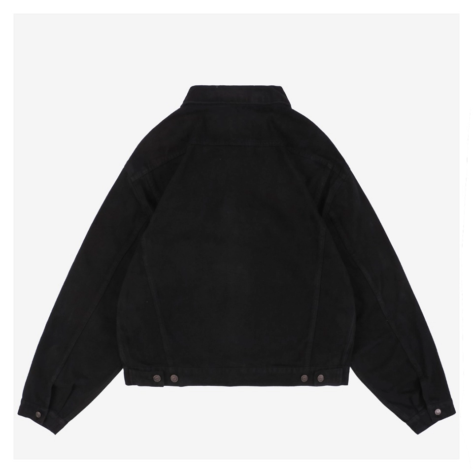 The Row Orson Black Denim Jacket